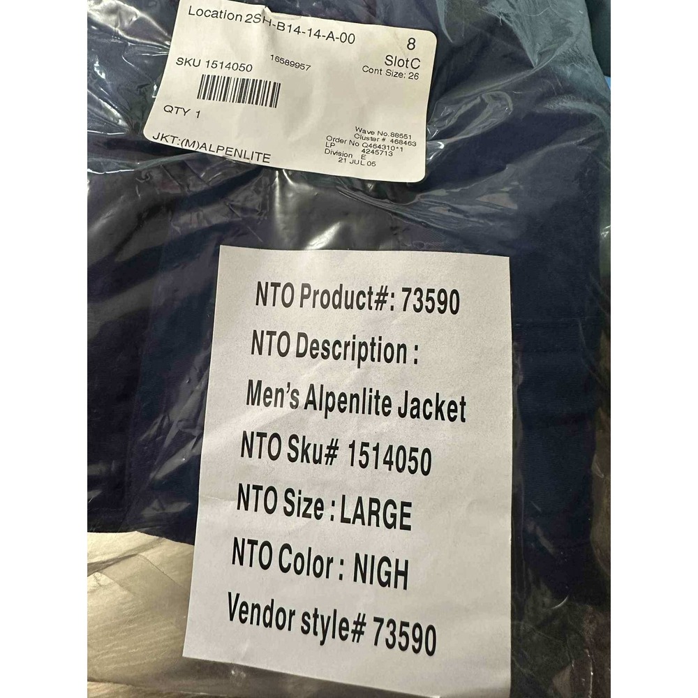 VTG Early Winters Alpenlite Jacket Men's Large NEW IN BAG Deadstock Ski Parka - Picture 14 of 14
